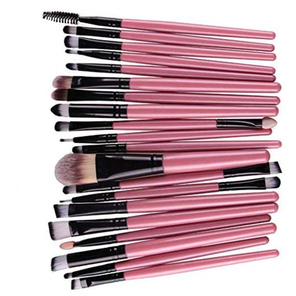 NEW 15 pcs Pro BLACK Makeup Brush Set - Picture 3 of 4